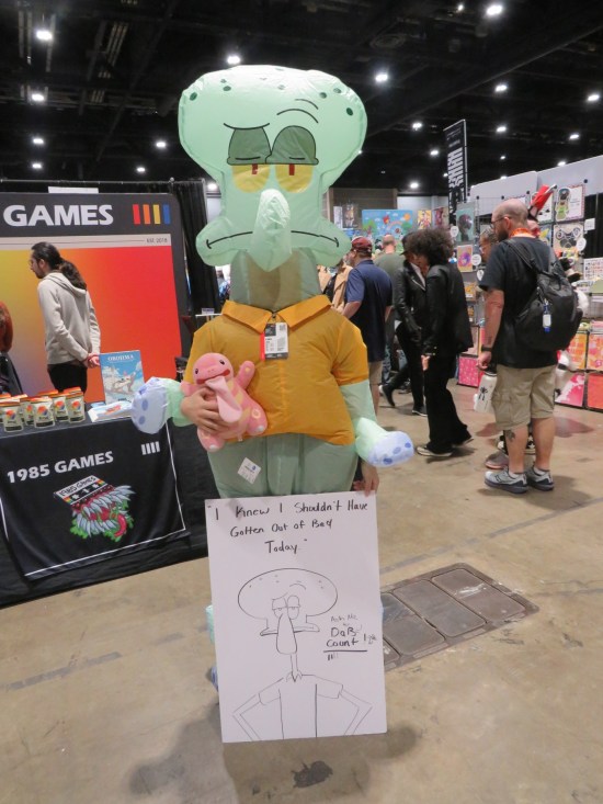 inflatable Squidward costume