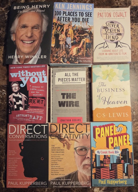 8 book covers, listed below.