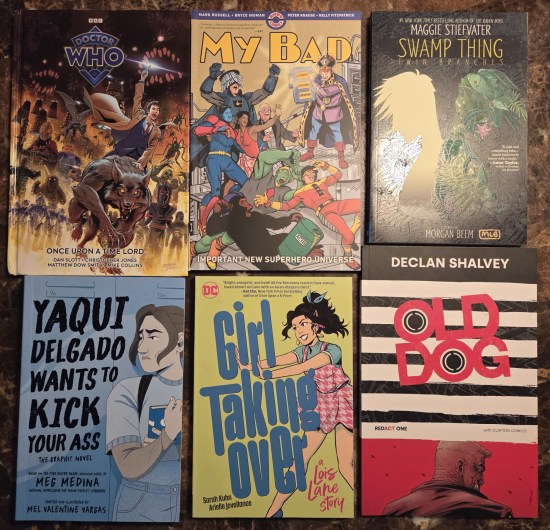 Six more graphic novels, capsules to follow.