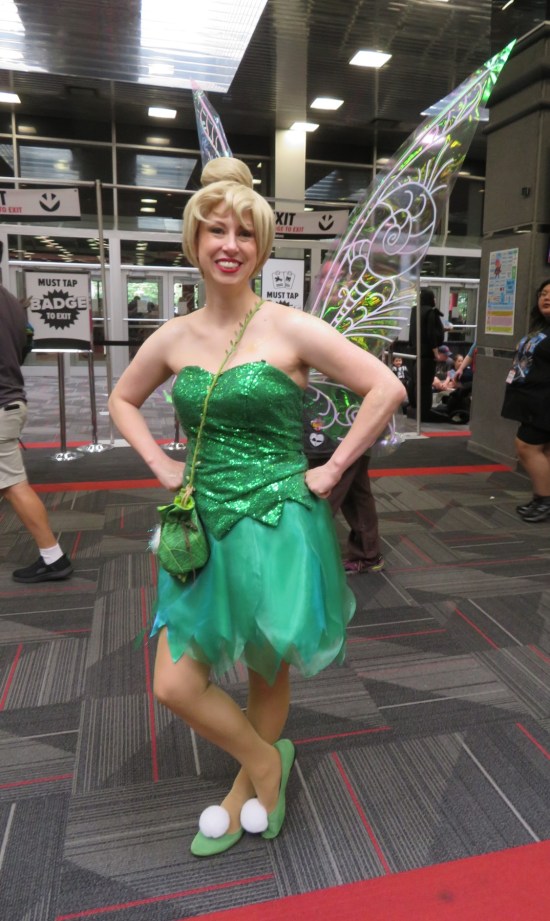 Tinkerbell cosplayer.