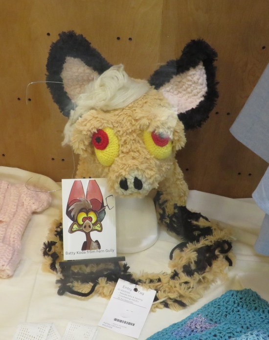 knitted doll of Batty Koda