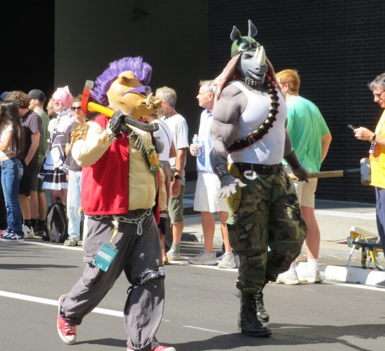 Bebop and Rocksteady costumes