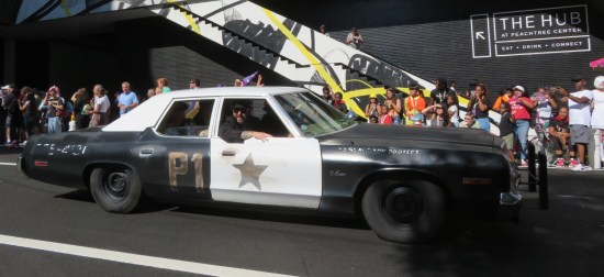replica of the cop car that the Blues Brothers stole in their first movie.