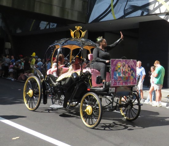 Black coach that doesn't need horses.