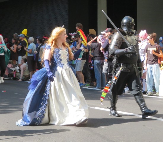 Dragon Age blue dress!