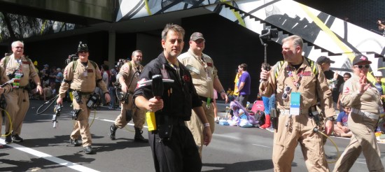 Still more Ghostbusters cosplayers, 