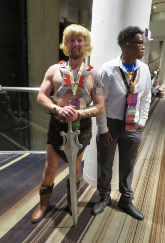 He-Man costume with Power Sword.