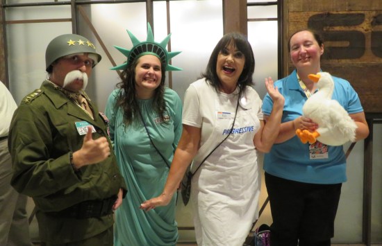 Four costumes as in caption