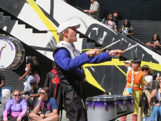 Lakeside High School Viking Band drummer, proud and loud.