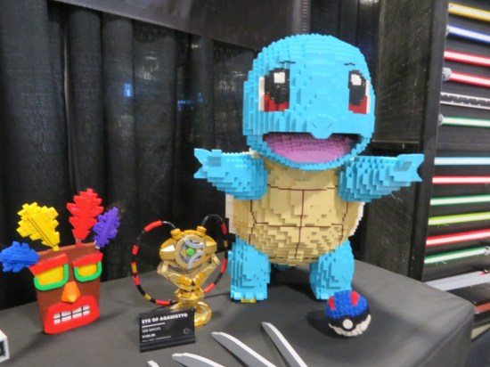 Lego Squirtle sculpture, ready to hug you!