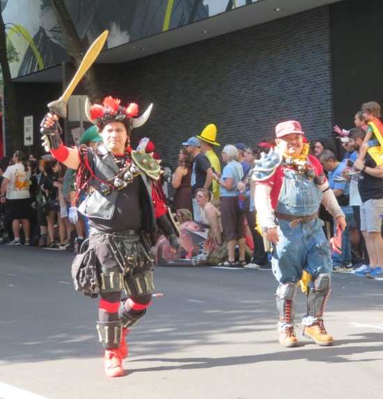 Rufio and Bowser costumes