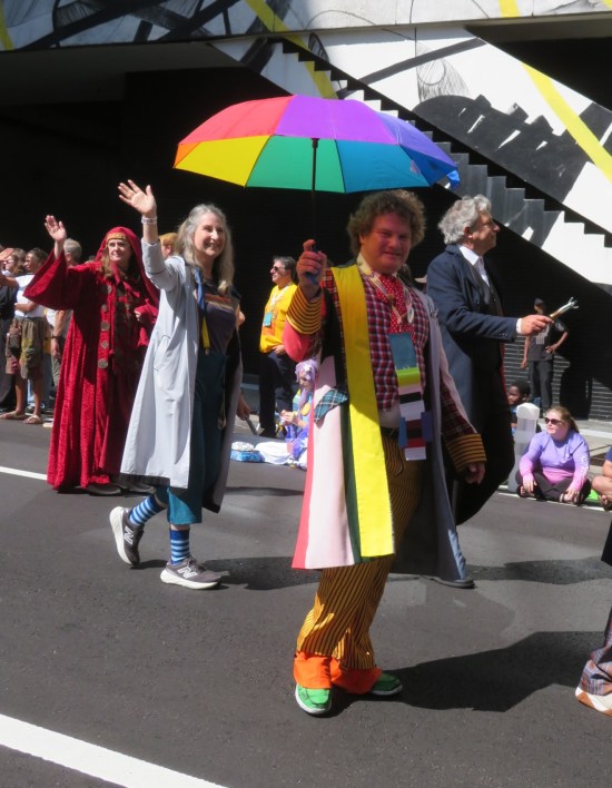 Sixth and Thirteenth Doctor Who costumes