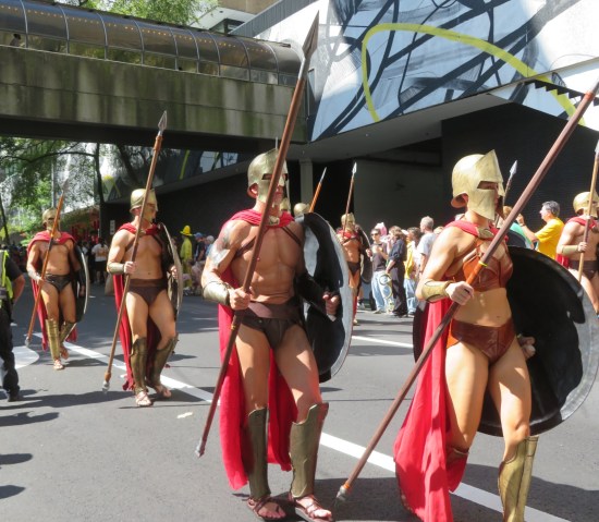 More Sparta cosplayers