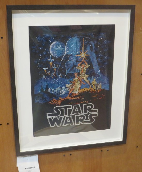 Needlework version of an old Star Wars poster.
