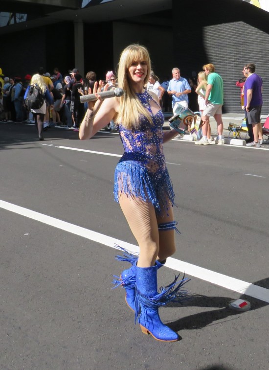 Taylor Swift costume from her 2025 world tour