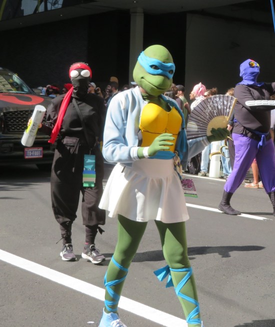 TMNT Venus and Foot ninja costumes.