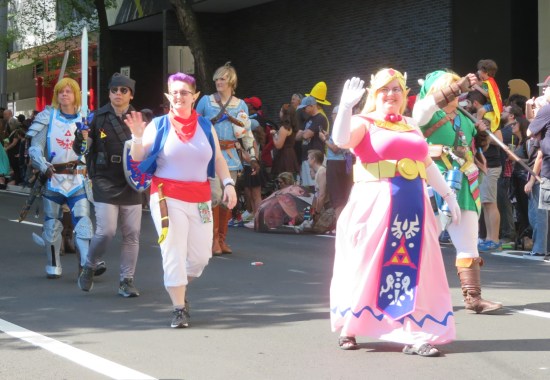 Zelda characters, per caption.