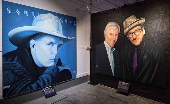 Large paintings, refer to caption.