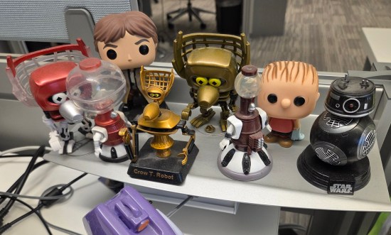 Several MST3K Funkos.