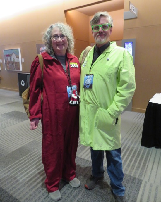Dr. Forrester and MST3K red jumpsuit cosplay