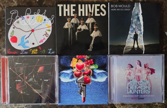 Six CDs as listed in entry.