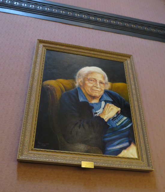 Modjeska Monteith Simkins painting at awkward angle.