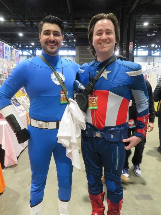 cosplay: Mr. Fantastic and Captain America!