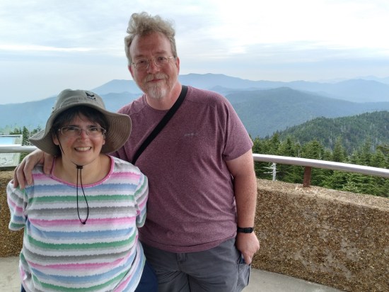 Anne and me atop Clingmans Dome!