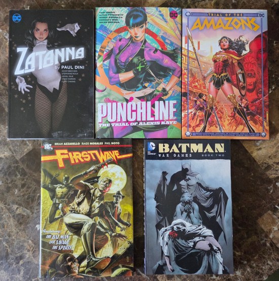 Five DC Comics collections, capsules to follow below.