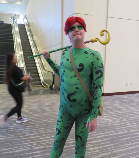 Riddler costume a la Jim Carrey in "Batman Forever".