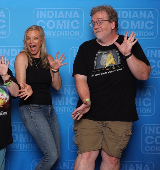 Same photo but with Anne cropped out, leaving only a single jazz hand.