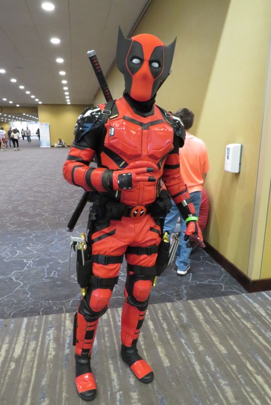 Deadpool armored mash-up with Wolverine-shaped mask