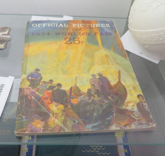 Book of 1934 World's Fair photos.