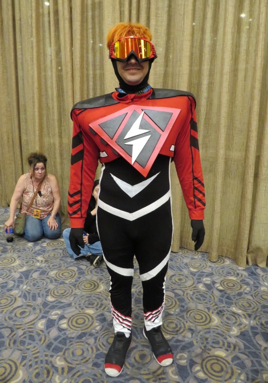 Absolute Flash costume based on comics drawn by Nick Robles.