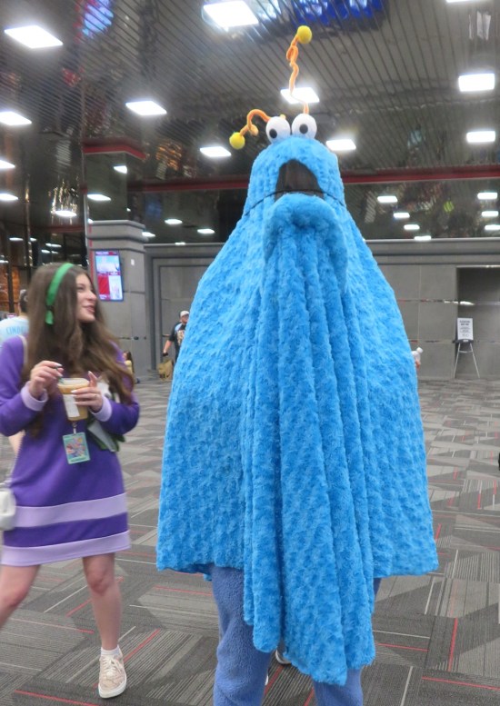 Sesame Street Martian blue costume.