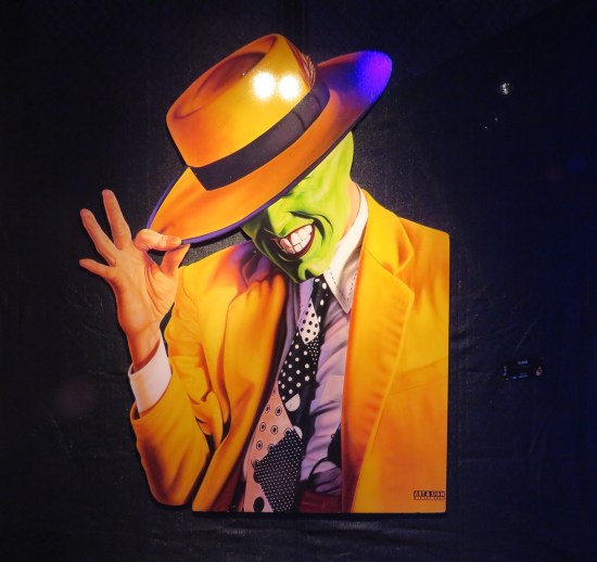 Painting of Jim Carrey as Dark Horse Comics' The Mask.