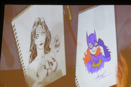 Wonder Woman + Batgirl sketches!