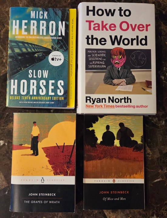 The next four books reviewed in this entry.