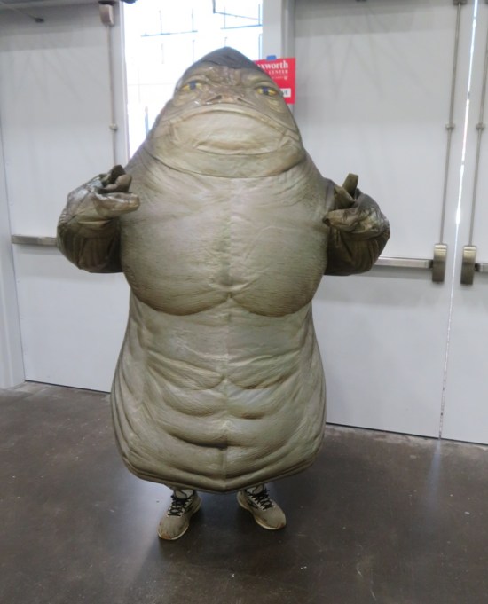 Jabba the Hutt cosplayer!