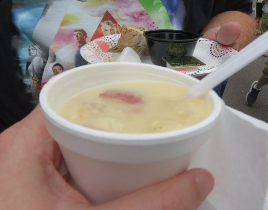 cheesy potato soup!