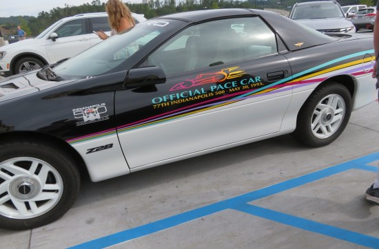 Indy 500 1993 Pace Car, black on top and white on the bottom.