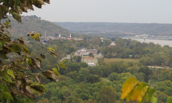 City of Madison far away seen from high up
