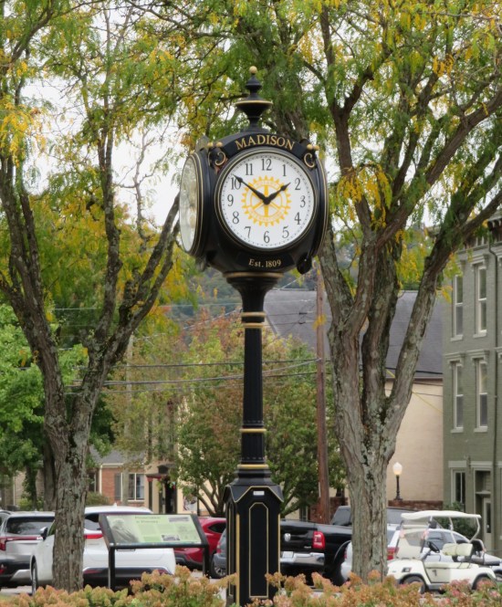 tall street clock